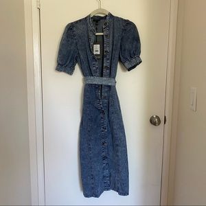 Who what wear denim dress NWT